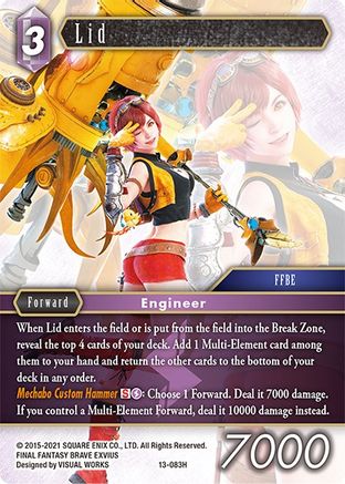 Lid (OPUS XIII: CRYSTAL RADIANCE) - Premium Final Fantasy Single from Opus XIII: Crystal Radiance - Just $0.25! Shop now at Game Crave Tournament Store