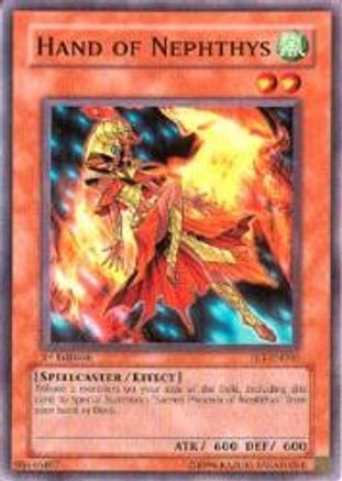 Hand of Nephthys (FET-EN006) - Flaming Eternity Unlimited - Premium Yugioh Single from Konami - Just $0.26! Shop now at Game Crave Tournament Store
