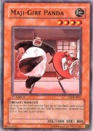 Maji-Gire Panda (FET-EN012) - Flaming Eternity 1st Edition - Premium Yugioh Single from Konami - Just $0.08! Shop now at Game Crave Tournament Store