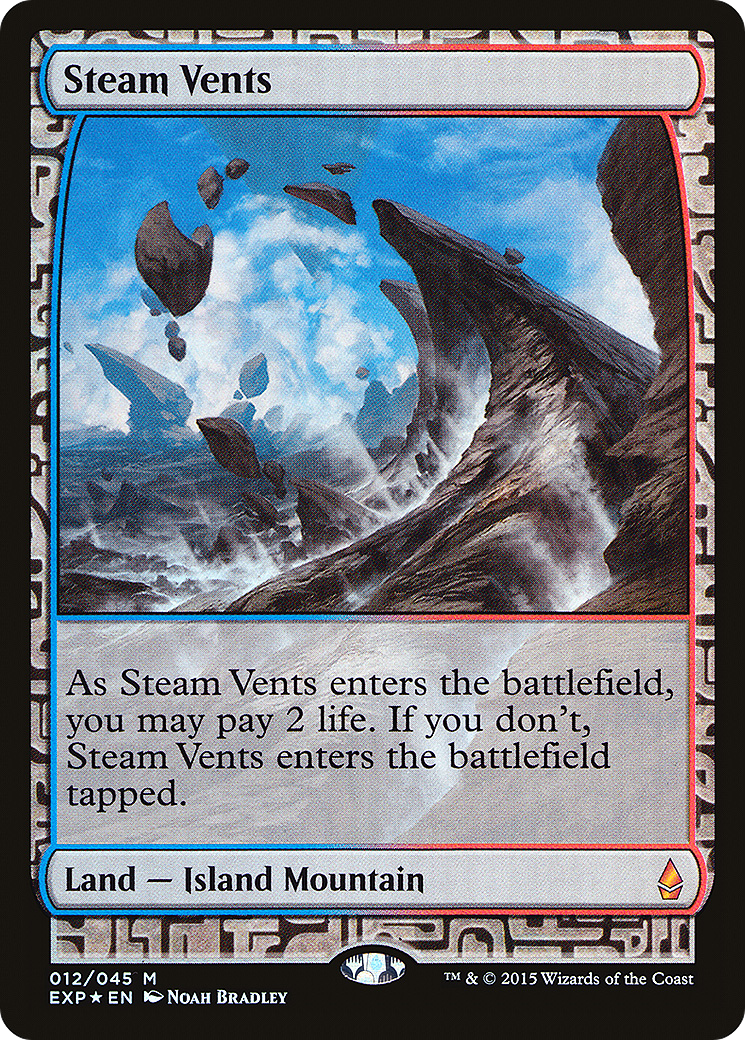 Steam Vents (EXP-012) - Zendikar Expeditions Foil - Premium MTG Single from Wizards of the Coast - Just $76.74! Shop now at Game Crave Tournament Store