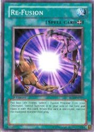 Re-Fusion (FET-EN047) - Flaming Eternity Unlimited - Premium Yugioh Single from Konami - Just $0.25! Shop now at Game Crave Tournament Store