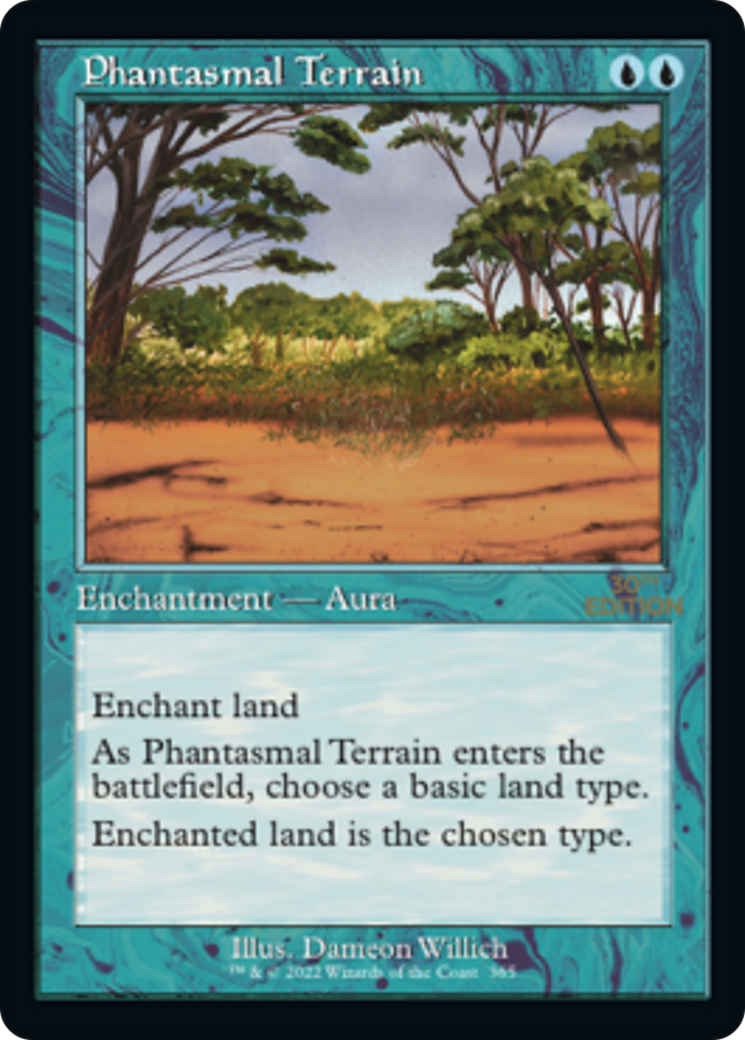 Phantasmal Terrain (30A-365) - 30th Anniversary Edition - Premium MTG Single from Wizards of the Coast - Just $4.80! Shop now at Game Crave Tournament Store