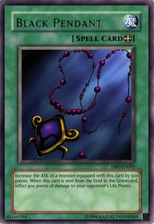 Black Pendant (DB1-EN003) - Dark Beginning 1 Unlimited - Premium Yugioh Single from Konami - Just $0.42! Shop now at Game Crave Tournament Store