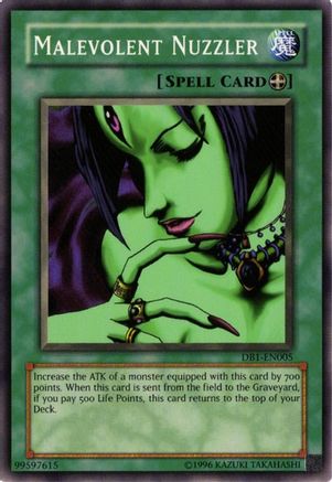 Malevolent Nuzzler (DB1-EN005) - Dark Beginning 1 Unlimited - Premium Yugioh Single from Konami - Just $0.24! Shop now at Game Crave Tournament Store