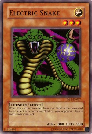 Electric Snake (DB1-EN007) - Dark Beginning 1 Unlimited - Premium Yugioh Single from Konami - Just $0.25! Shop now at Game Crave Tournament Store