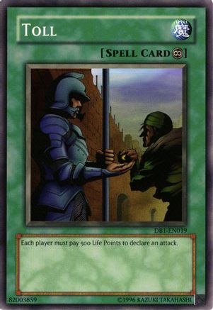 Toll (DB1-EN019) - Dark Beginning 1 Unlimited - Premium Yugioh Single from Konami - Just $0.42! Shop now at Game Crave Tournament Store