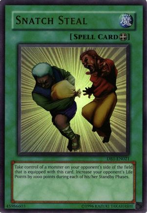 Snatch Steal (DB1-EN021) - Dark Beginning 1 Unlimited - Premium Yugioh Single from Konami - Just $10.14! Shop now at Game Crave Tournament Store