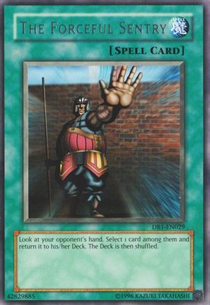The Forceful Sentry (DB1-EN029) - Dark Beginning 1 Unlimited - Premium Yugioh Single from Konami - Just $2.10! Shop now at Game Crave Tournament Store