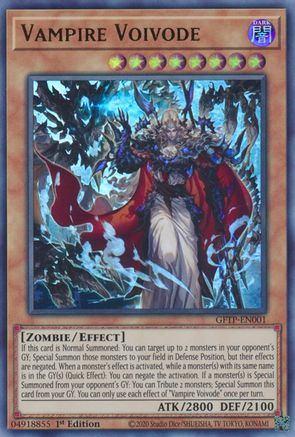 Vampire Voivode (GFTP-EN001) - Ghosts From the Past 1st Edition - Premium Yugioh Single from Konami - Just $1.36! Shop now at Game Crave Tournament Store