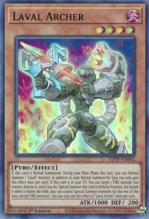 Laval Archer (GFTP-EN002) - Ghosts From the Past 1st Edition - Premium Yugioh Single from Konami - Just $0.25! Shop now at Game Crave Tournament Store