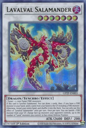Lavalval Salamander (GFTP-EN003) - Ghosts From the Past 1st Edition - Premium Yugioh Single from Konami - Just $0.32! Shop now at Game Crave Tournament Store