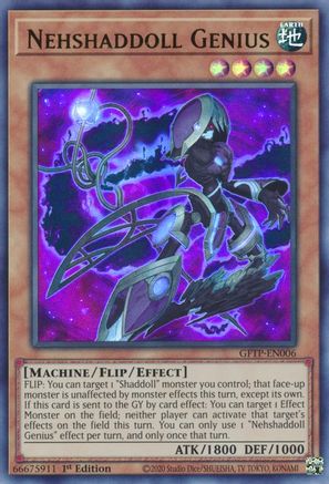 Nehshaddoll Genius (GFTP-EN006) - Ghosts From the Past 1st Edition - Premium Yugioh Single from Konami - Just $0.50! Shop now at Game Crave Tournament Store