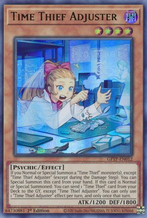 Time Thief Adjuster (GFTP-EN012) - Ghosts From the Past 1st Edition - Premium Yugioh Single from Konami - Just $0.96! Shop now at Game Crave Tournament Store