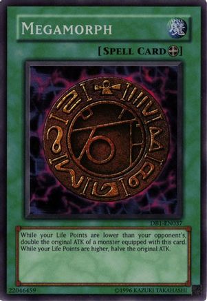 Megamorph (DB1-EN037) - Dark Beginning 1 Unlimited - Premium Yugioh Single from Konami - Just $1.74! Shop now at Game Crave Tournament Store