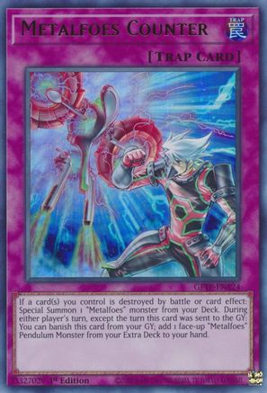 Metalfoes Counter (GFTP-EN124) - Ghosts From the Past 1st Edition - Premium Yugioh Single from Konami - Just $0.25! Shop now at Game Crave Tournament Store