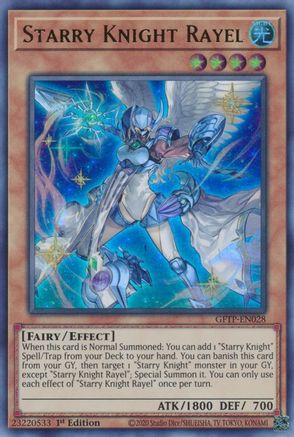 Starry Knight Rayel (GFTP-EN028) - Ghosts From the Past 1st Edition - Premium Yugioh Single from Konami - Just $0.47! Shop now at Game Crave Tournament Store