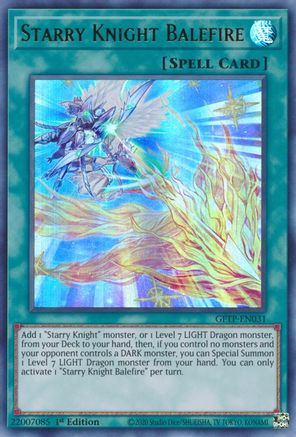 Starry Knight Balefire (GFTP-EN031) - Ghosts From the Past 1st Edition - Premium Yugioh Single from Konami - Just $0.42! Shop now at Game Crave Tournament Store