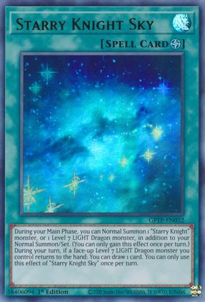 Starry Knight Sky (GFTP-EN032) - Ghosts From the Past 1st Edition - Premium Yugioh Single from Konami - Just $0.41! Shop now at Game Crave Tournament Store