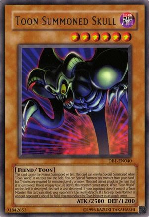 Toon Summoned Skull (DB1-EN040) - Dark Beginning 1 Unlimited - Premium Yugioh Single from Konami - Just $0.63! Shop now at Game Crave Tournament Store