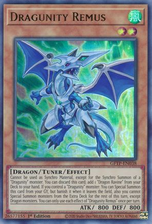 Dragunity Remus (GFTP-EN038) - Ghosts From the Past 1st Edition - Premium Yugioh Single from Konami - Just $2.28! Shop now at Game Crave Tournament Store