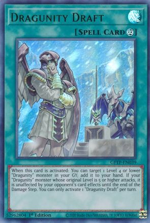 Dragunity Draft (GFTP-EN039) - Ghosts From the Past 1st Edition - Premium Yugioh Single from Konami - Just $0.24! Shop now at Game Crave Tournament Store