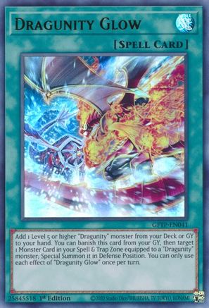 Dragunity Glow (GFTP-EN041) - Ghosts From the Past 1st Edition - Premium Yugioh Single from Konami - Just $0.34! Shop now at Game Crave Tournament Store
