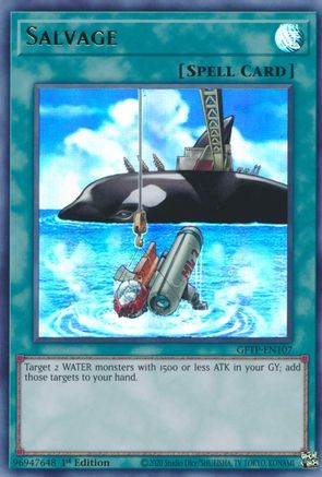 Salvage (GFTP-EN107) - Ghosts From the Past 1st Edition - Premium Yugioh Single from Konami - Just $0.64! Shop now at Game Crave Tournament Store