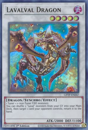 Lavalval Dragon (GFTP-EN047) - Ghosts From the Past 1st Edition - Premium Yugioh Single from Konami - Just $0.25! Shop now at Game Crave Tournament Store