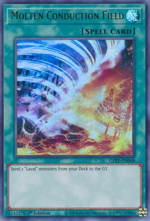 Molten Conduction Field (GFTP-EN048) - Ghosts From the Past 1st Edition - Premium Yugioh Single from Konami - Just $0.25! Shop now at Game Crave Tournament Store