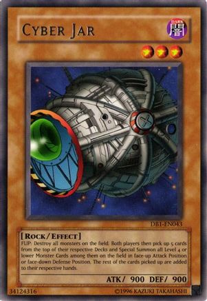 Cyber Jar (DB1-EN043) - Dark Beginning 1 Unlimited - Premium Yugioh Single from Konami - Just $1.02! Shop now at Game Crave Tournament Store
