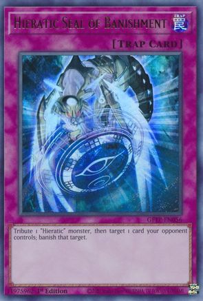 Hieratic Seal of Banishment (GFTP-EN056) - Ghosts From the Past 1st Edition - Premium Yugioh Single from Konami - Just $0.25! Shop now at Game Crave Tournament Store
