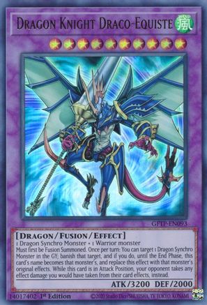 Dragon Knight Draco-Equiste (GFTP-EN093) - Ghosts From the Past 1st Edition - Premium Yugioh Single from Konami - Just $0.30! Shop now at Game Crave Tournament Store