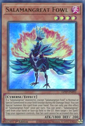 Salamangreat Fowl (GFTP-EN092) - Ghosts From the Past 1st Edition - Premium Yugioh Single from Konami - Just $0.25! Shop now at Game Crave Tournament Store