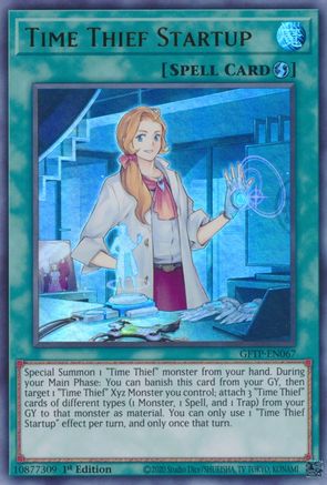 Time Thief Startup (GFTP-EN067) - Ghosts From the Past 1st Edition - Premium Yugioh Single from Konami - Just $0.23! Shop now at Game Crave Tournament Store