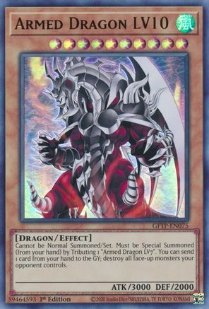 Armed Dragon LV10 (GFTP-EN075) - Ghosts From the Past 1st Edition - Premium Yugioh Single from Konami - Just $0.62! Shop now at Game Crave Tournament Store