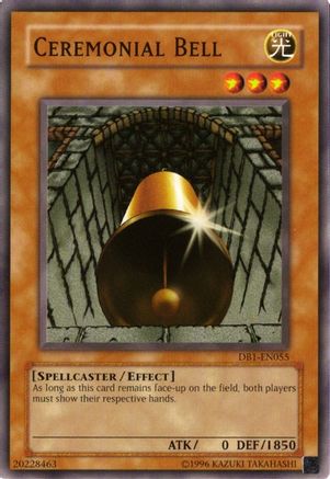Ceremonial Bell (DB1-EN055) - Dark Beginning 1 Unlimited - Premium Yugioh Single from Konami - Just $0.25! Shop now at Game Crave Tournament Store