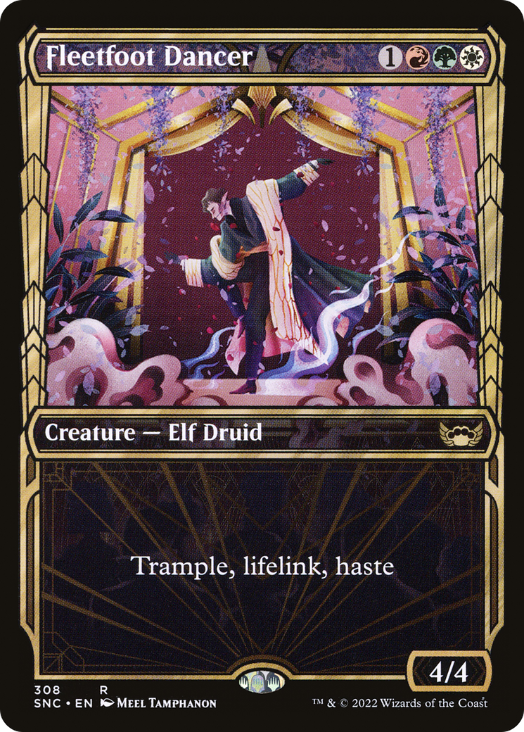 Fleetfoot Dancer (SNC-308) - Streets of New Capenna: (Showcase) Foil - Premium MTG Single from Wizards of the Coast - Just $0.08! Shop now at Game Crave Tournament Store