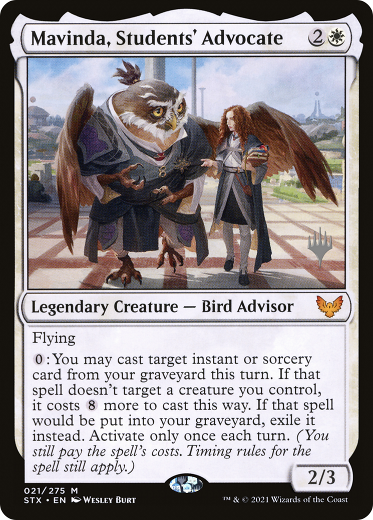 Mavinda, Students' Advocate (PSTX-21P) - Strixhaven: School of Mages Promos Foil - Premium MTG Single from Wizards of the Coast - Just $0.80! Shop now at Game Crave Tournament Store