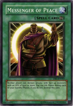 Messenger of Peace (DB1-EN065) - Dark Beginning 1 Unlimited - Premium Yugioh Single from Konami - Just $0.89! Shop now at Game Crave Tournament Store