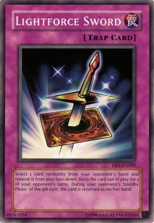 Lightforce Sword (DB1-EN069) - Dark Beginning 1 Unlimited - Premium Yugioh Single from Konami - Just $0.25! Shop now at Game Crave Tournament Store