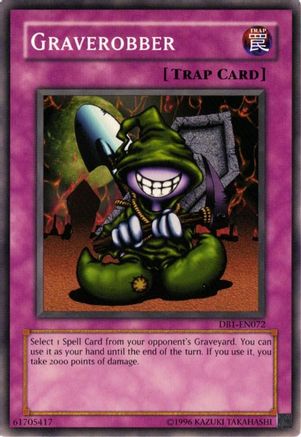 Graverobber (DB1-EN072) - Dark Beginning 1 Unlimited - Premium Yugioh Single from Konami - Just $1.14! Shop now at Game Crave Tournament Store