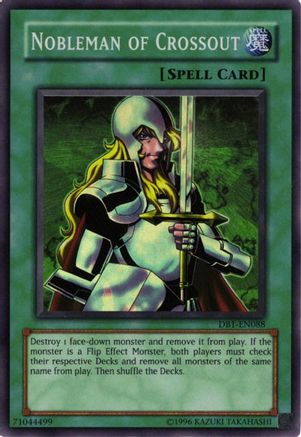 Nobleman of Crossout (DB1-EN088) - Dark Beginning 1 Unlimited - Premium Yugioh Single from Konami - Just $7.92! Shop now at Game Crave Tournament Store