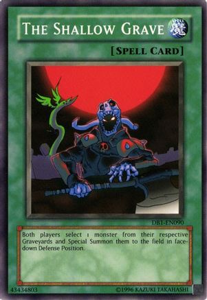 The Shallow Grave (DB1-EN090) - Dark Beginning 1 Unlimited - Premium Yugioh Single from Konami - Just $0.51! Shop now at Game Crave Tournament Store