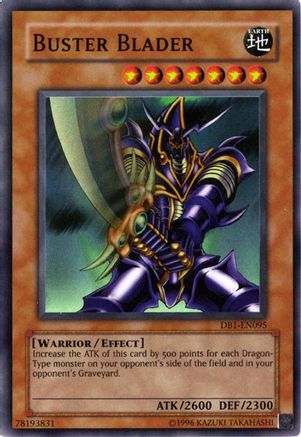 Buster Blader (DB1-EN095) - Dark Beginning 1 Unlimited - Premium Yugioh Single from Konami - Just $4.35! Shop now at Game Crave Tournament Store