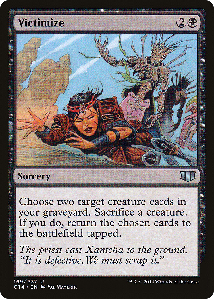 Victimize (C14-169) - Commander 2014 - Premium MTG Single from Wizards of the Coast - Just $0.20! Shop now at Game Crave Tournament Store