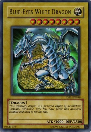 Blue-Eyes White Dragon (DB1-EN098) - Dark Beginning 1 Unlimited - Premium Yugioh Single from Konami - Just $12.04! Shop now at Game Crave Tournament Store