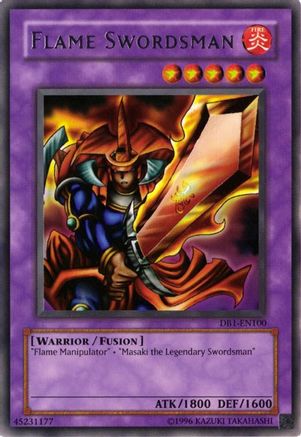 Flame Swordsman (DB1-EN100) - Dark Beginning 1 Unlimited - Premium Yugioh Single from Konami - Just $1.17! Shop now at Game Crave Tournament Store