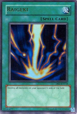 Raigeki (DB1-EN114) - Dark Beginning 1 Unlimited - Premium Yugioh Single from Konami - Just $12.50! Shop now at Game Crave Tournament Store