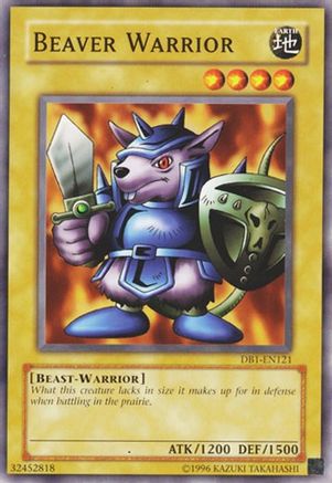 Beaver Warrior (DB1-EN121) - Dark Beginning 1 Unlimited - Premium Yugioh Single from Konami - Just $0.25! Shop now at Game Crave Tournament Store