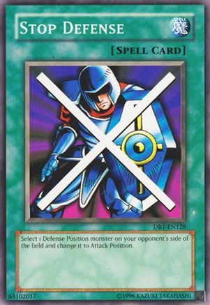 Stop Defense (DB1-EN128) - Dark Beginning 1 Unlimited - Premium Yugioh Single from Konami - Just $0.35! Shop now at Game Crave Tournament Store